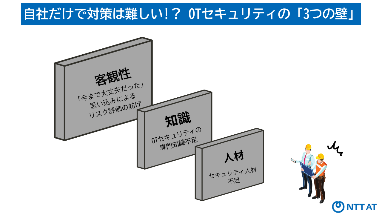 OTセキュリティ対策が進まない3つの壁
