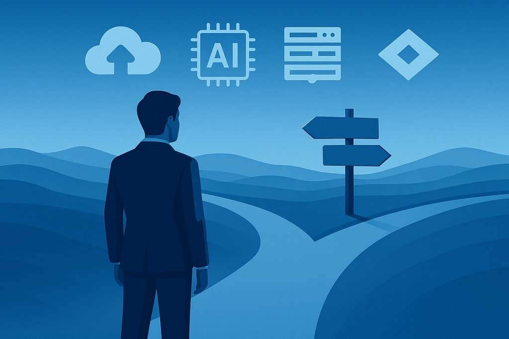 IT戦略の帰路にたっているイメージ