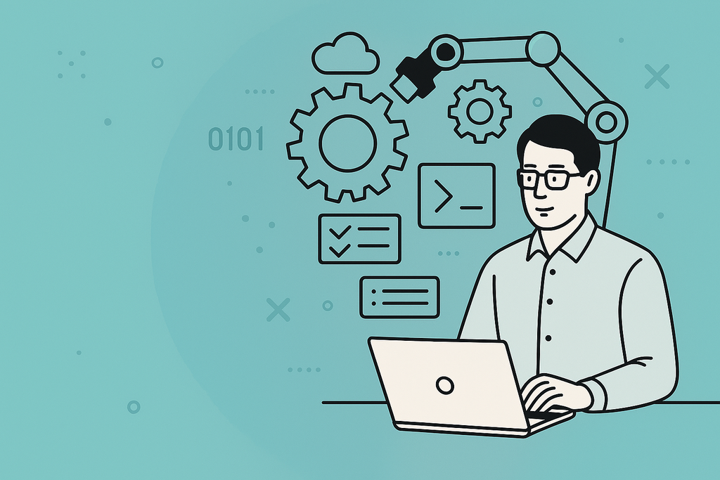 Nutanixにより情シスIT部門の業務が効率化するイメージ