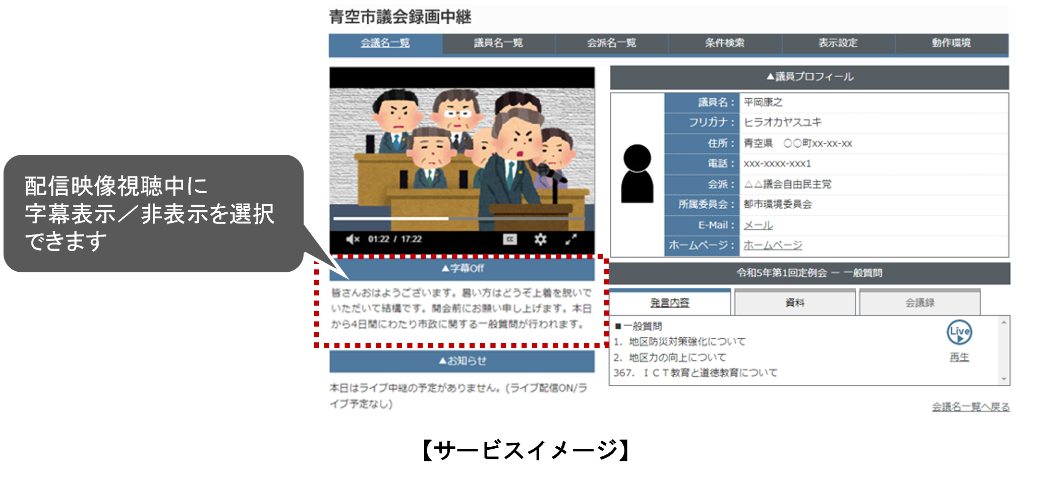 サービスイメージ