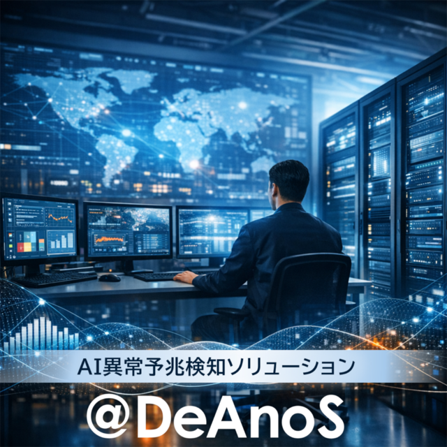 システム障害を防ぐAI異常予兆検知ソリューション　＠DeAnoS