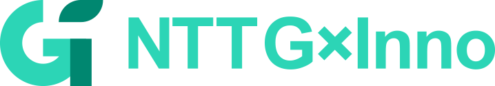 NTT GX(Green Transformation)x Innovationのロゴイラスト